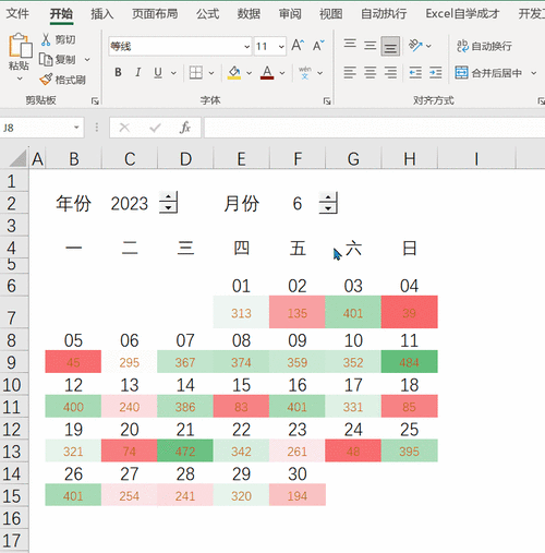 如何用JavaScript高效实现动态日历功能？