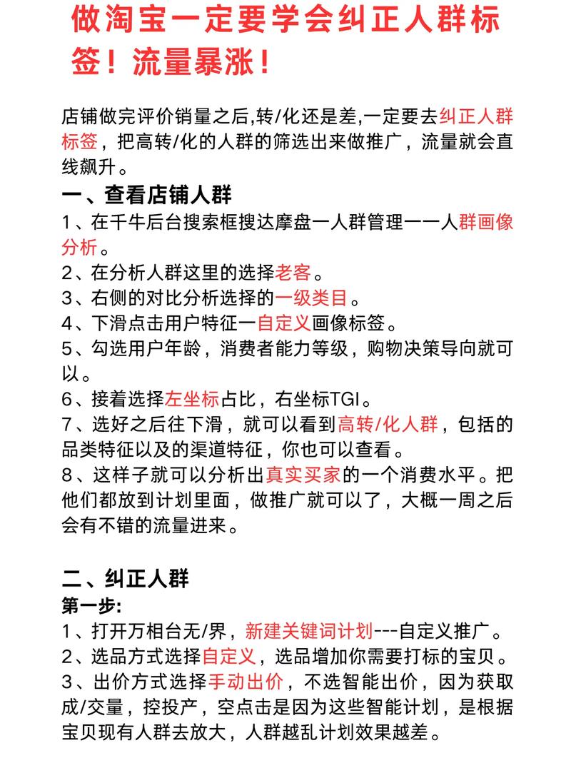 如何精准设定人群标签，让自然流量轻松涌来？
