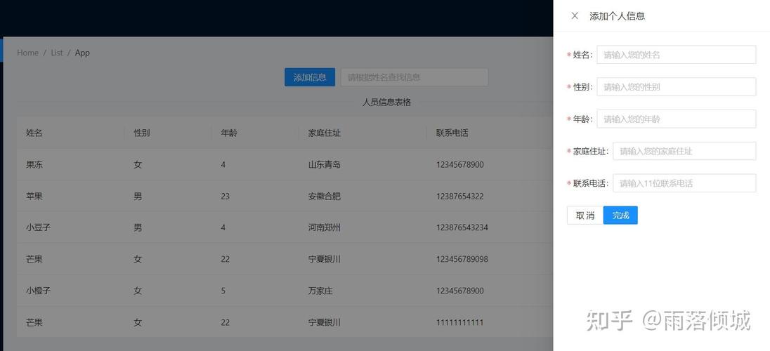 如何用React Ant Design实现表格的增删改功能示例代码？