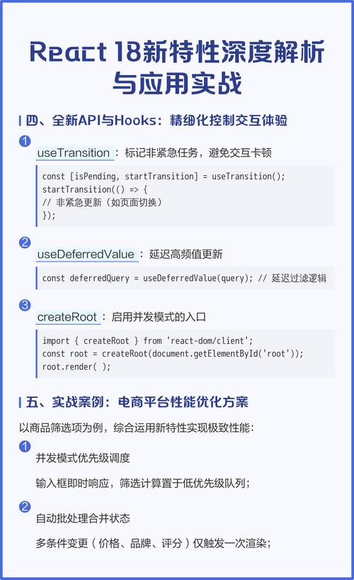 React 18的Transition新特性有哪些要点？