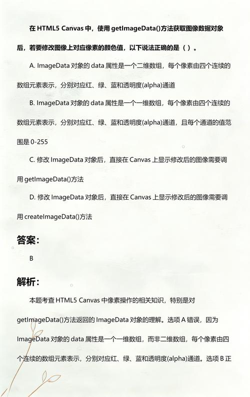 Canvas中如何使用imageData()函数进行图像处理操作？