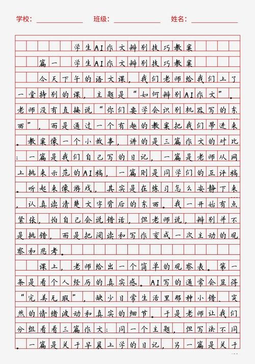 如何通过一招识别技巧，迅速判断AI作文的真伪？