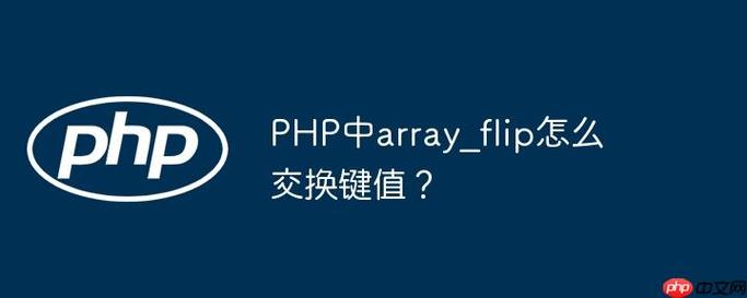 PHP函数array_flip()如何实现数组键值交换？