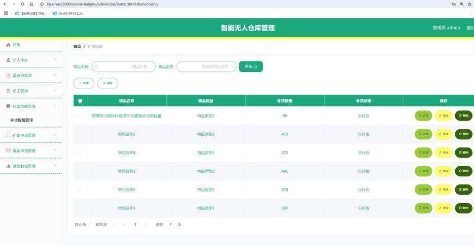 如何用Java实现仓库管理系统中的补货及补货计划功能？