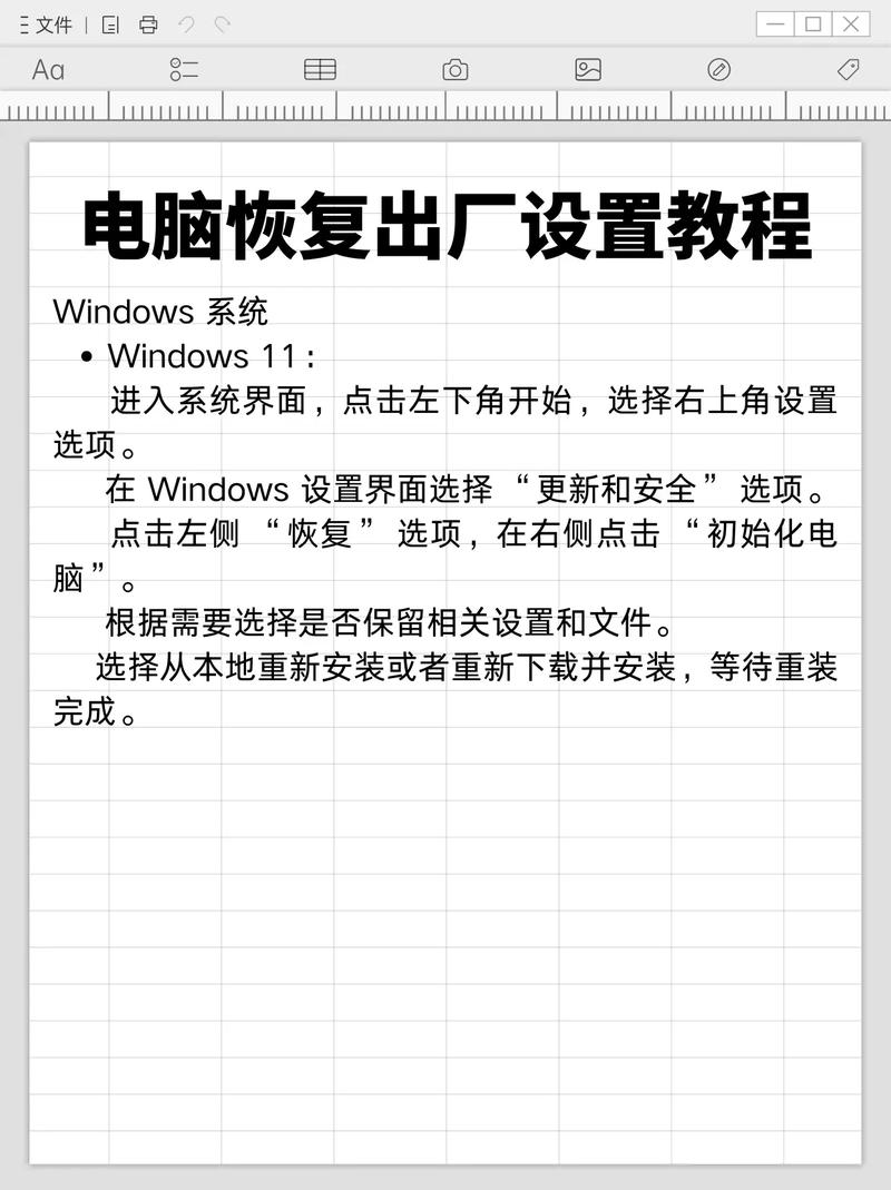 Windows 10恢复出厂设置有哪些简便操作方法？