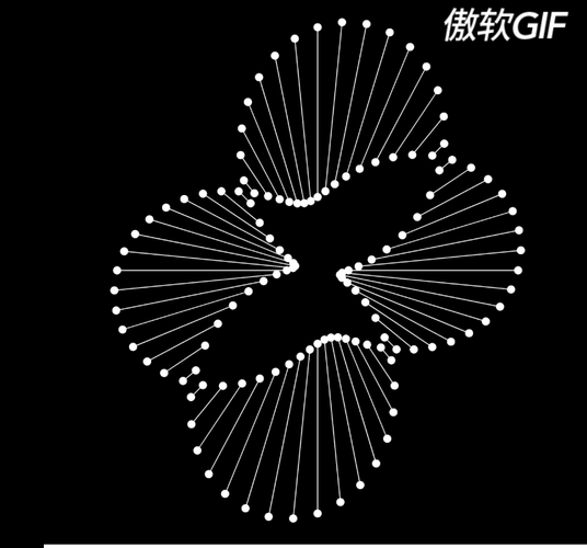 如何用p5.js编写实现跳动小正方形的动态效果代码？