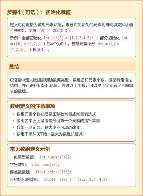 C语言入门阶段，如何掌握数组使用技巧？