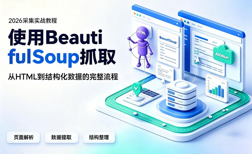 如何通过BeautifulSoup高效实现网页数据的抓取与分析？