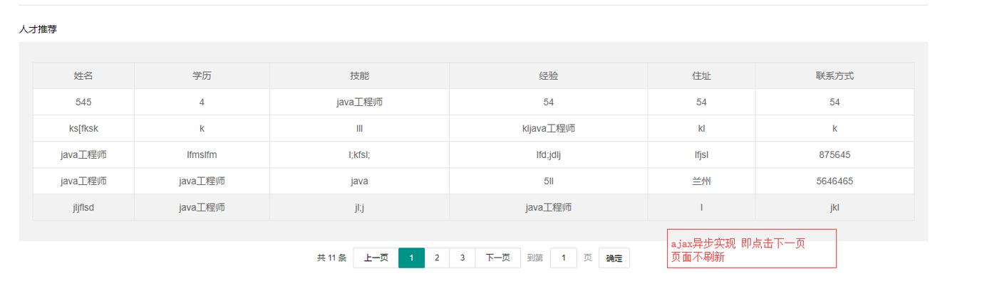 如何用Layui实现表格数据异步分页加载？