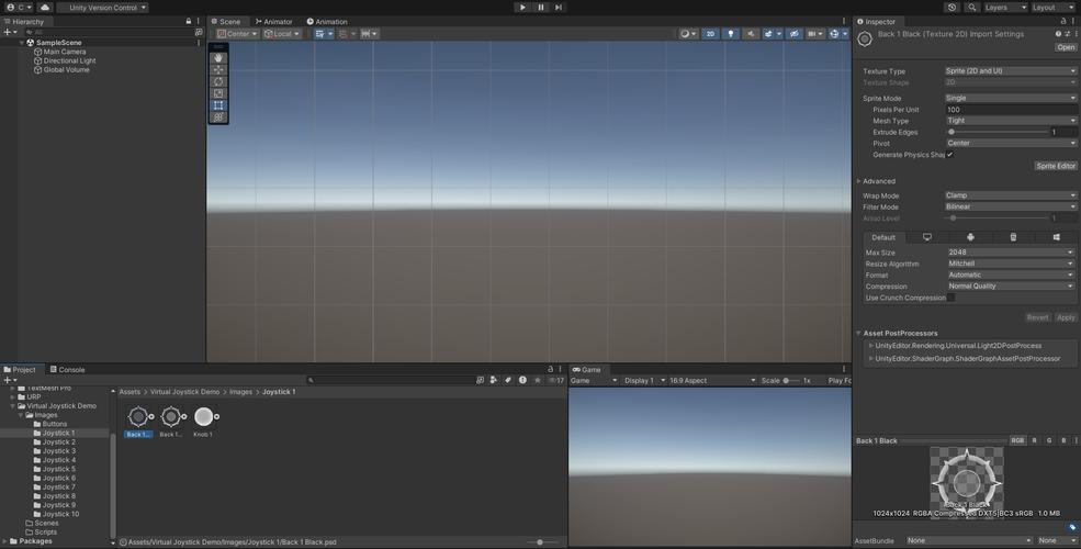 Unity中如何实现手游版虚拟摇杆功能？