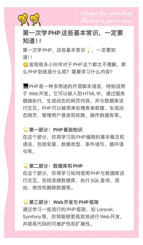 编程新手入门PHP，有哪些基础知识是必须掌握的？