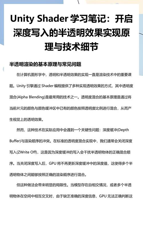 Unity Shader基础学习要点有哪些？