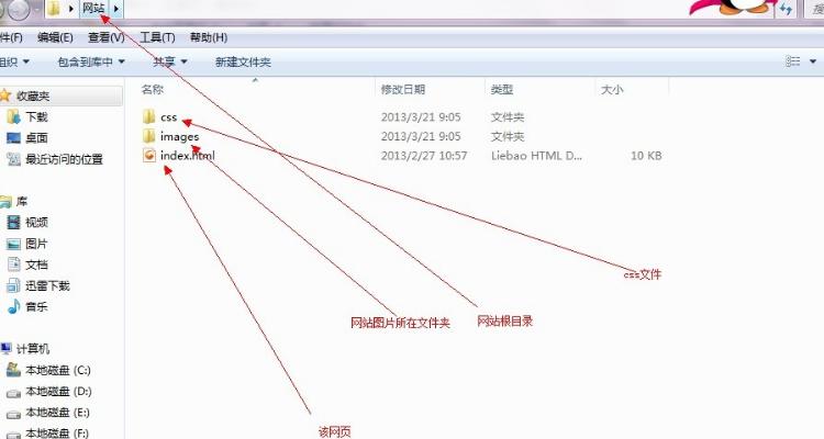 CSS文件应该放在网站根目录下的哪个子文件夹里？