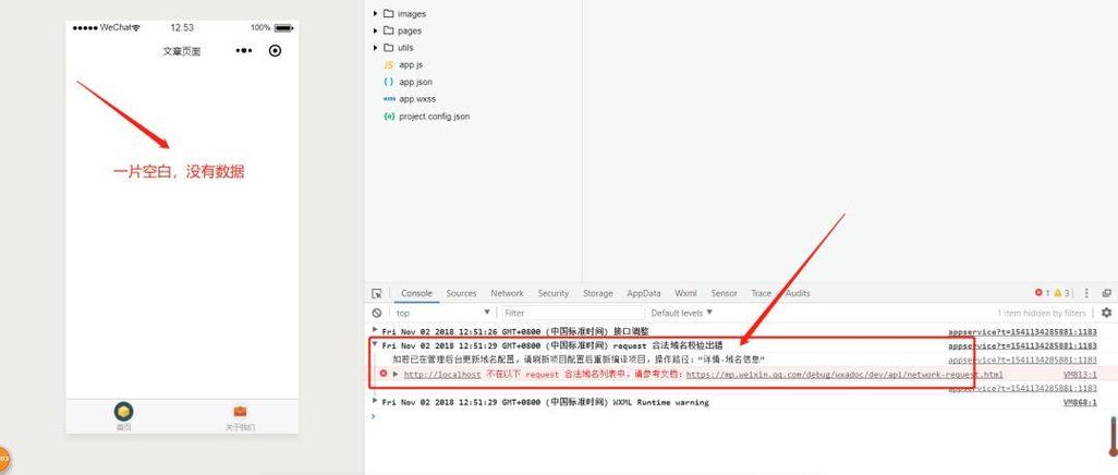 微信小程序wx.request POST请求后端数据获取失败如何解决？