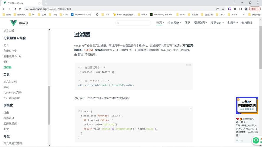 Vue中如何定义并使用过滤器实例？