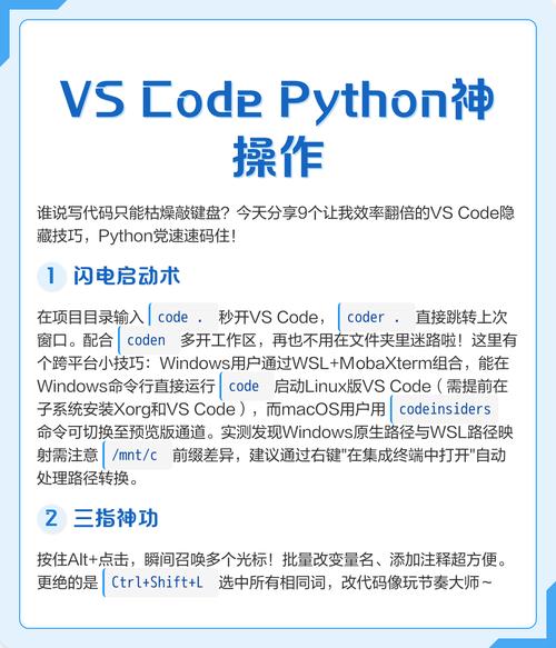 如何利用Python在VS Code中提升开发效率？