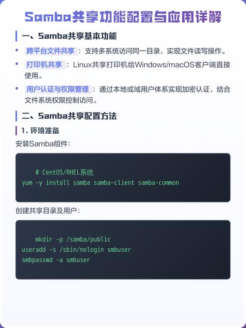 如何设置和使用samba网络共享功能？