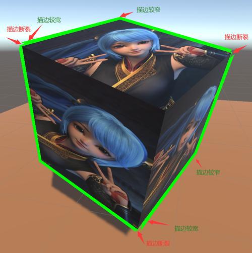Unity3D中如何制作游戏角色的描边框效果？