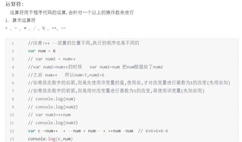 JavaScript中常用的算术运算符包括哪些？