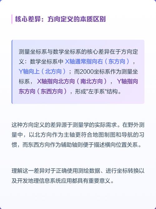2000坐标系下，坐标系的特点和应用有哪些？
