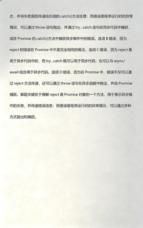 JavaScript中如何详细处理Promise错误？