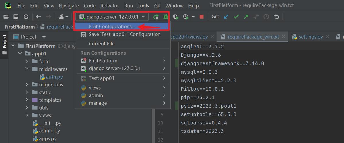 Django 1.6.5中如何解决列不存在的错误？