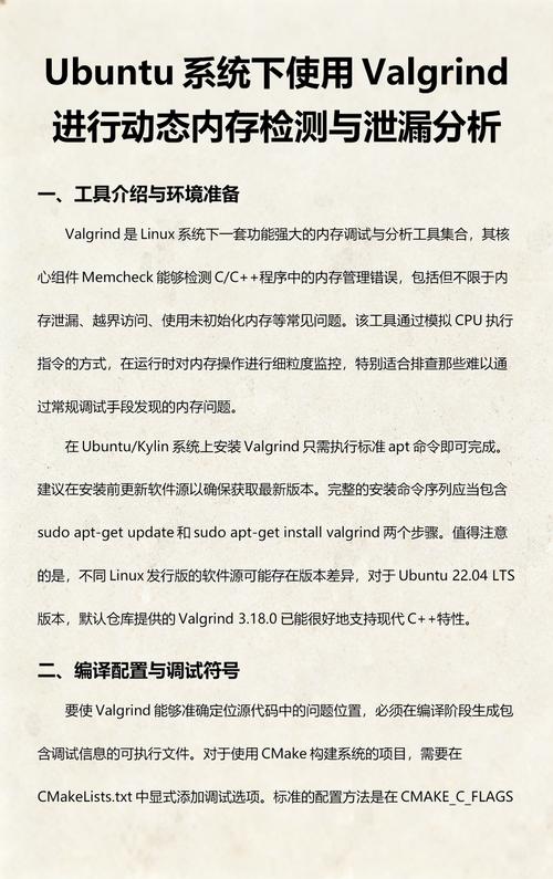 如何高效使用valgrind进行内存泄漏定位？