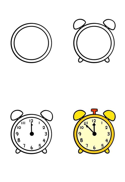 canvas如何绘制一个⏲️时钟图案？