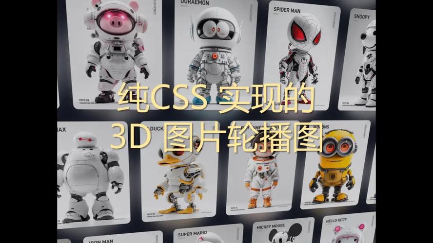 如何用JavaScript和CSS制作3D效果的轮播图？