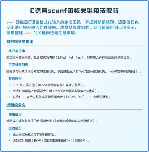 如何使用三种方法在C语言中实现scanf多组输入？