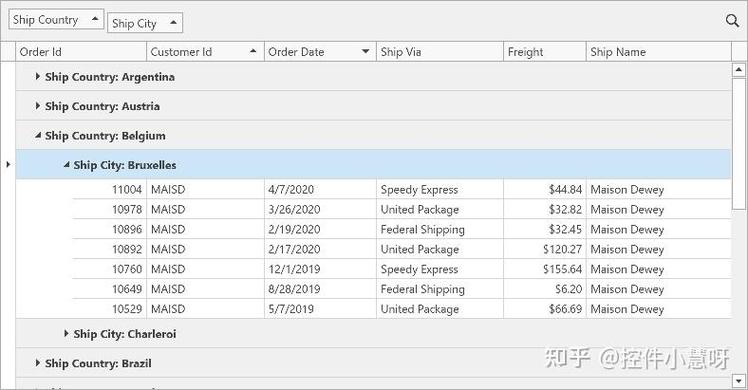 Devexpress Gridcontrol如何高效查找特定分组？