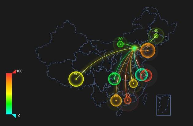 如何使用ECharts实现JavaScript地图数据可视化？