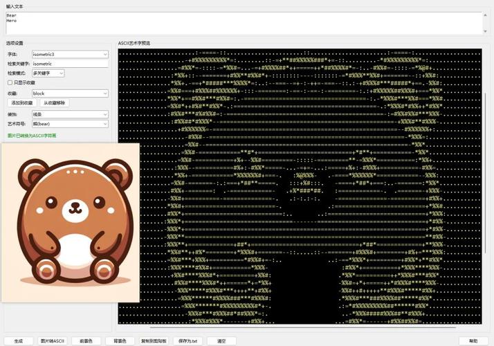 如何通过ASCII字符巧妙制作个性化图片？