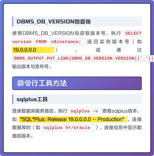 如何查询已安装的Oracle数据库版本信息？
