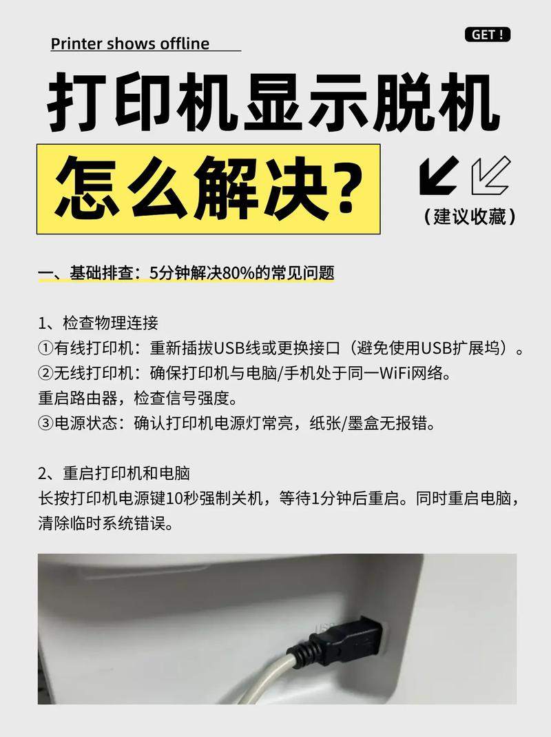 如何使打印机退出脱机状态？