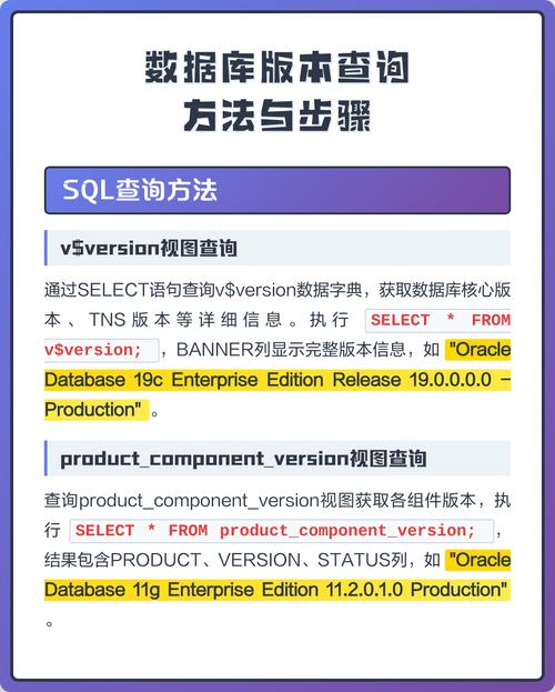 如何查询已安装的Oracle数据库版本信息？