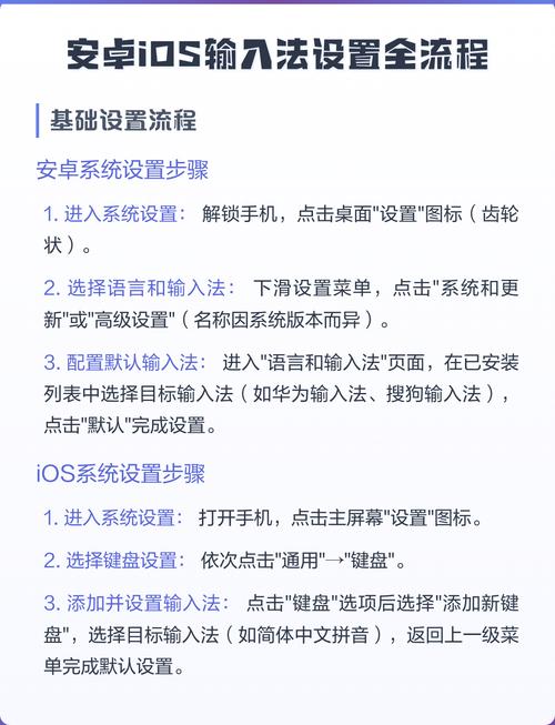 安卓机型支持哪些input输入方式？