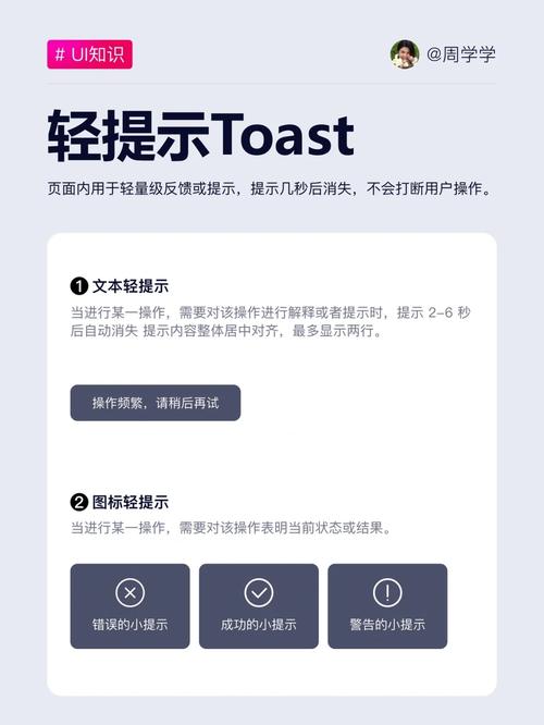 如何制作Web页面上的类似Android Toast效果的提示信息？