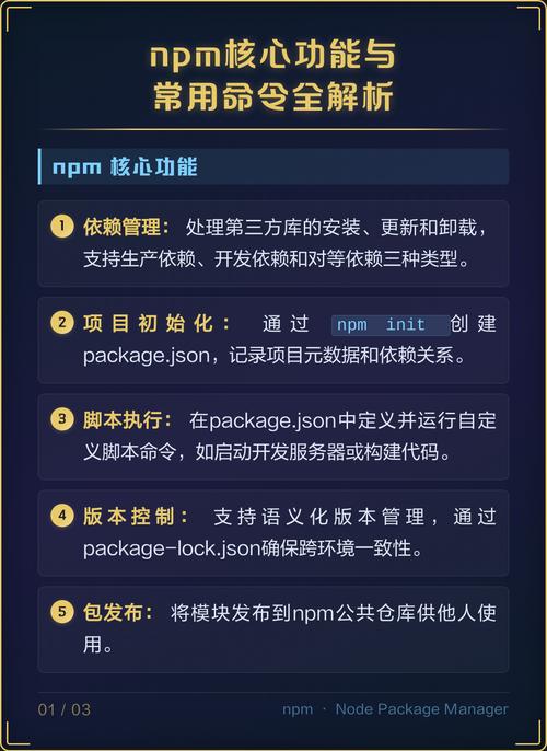 npm常用命令有哪些小结？