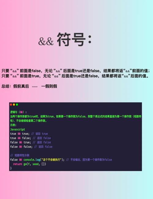 JavaScript中哪些逻辑运算符的用法和区别总结？
