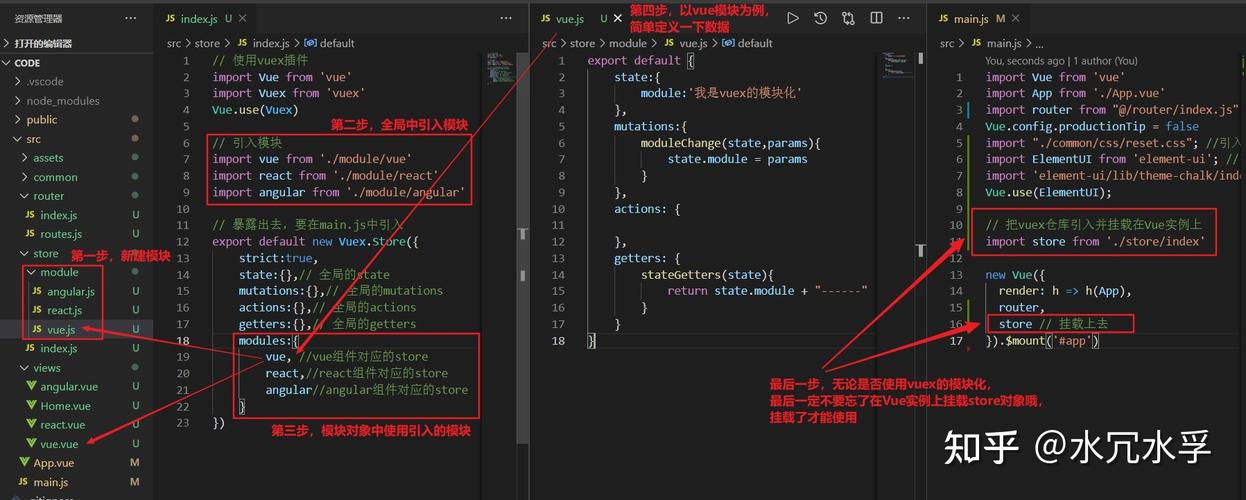 Vuex模块化应用实践示例有哪些具体案例？