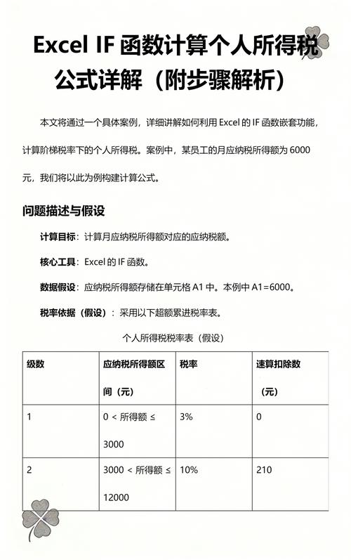 如何通过if else语句计算个税？