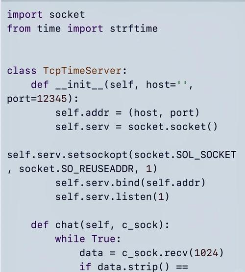 如何用Python编写一个简单的socket服务器进行网络编程？