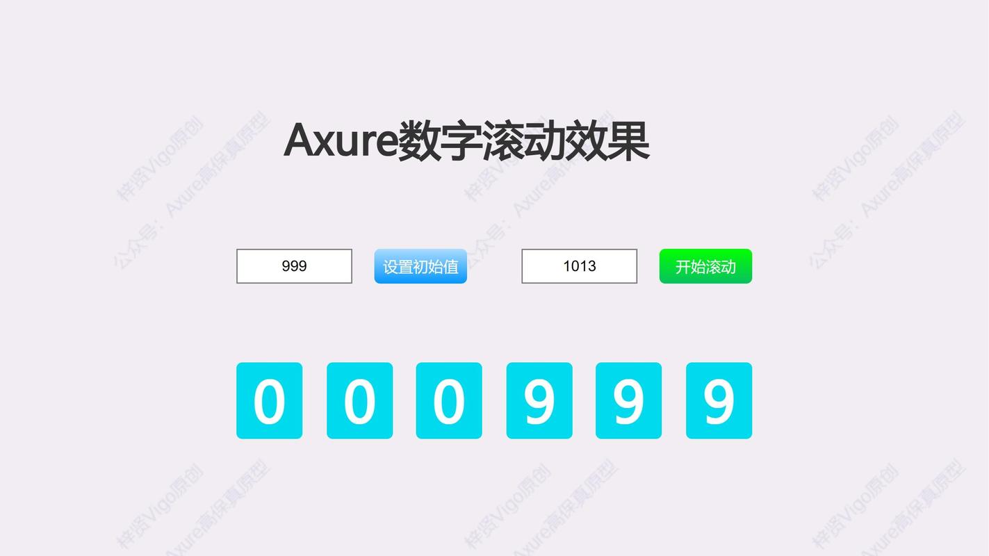 如何用Vue实现数字滚动动画效果？