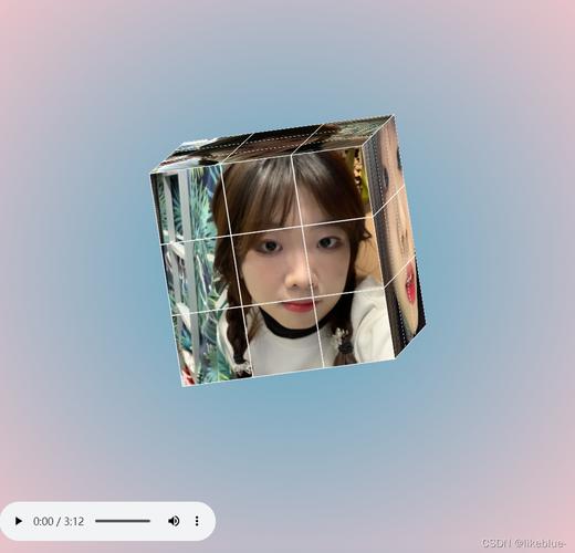 如何用JavaScript制作一个拥有旋转魔方效果的前端相册？