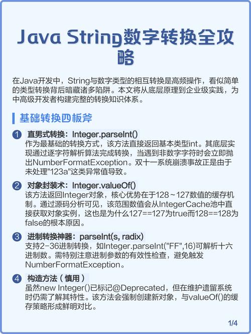如何解决Java中String类型无法转换为int类型的问题？