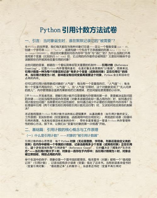 Python引用计数如何影响内存管理？