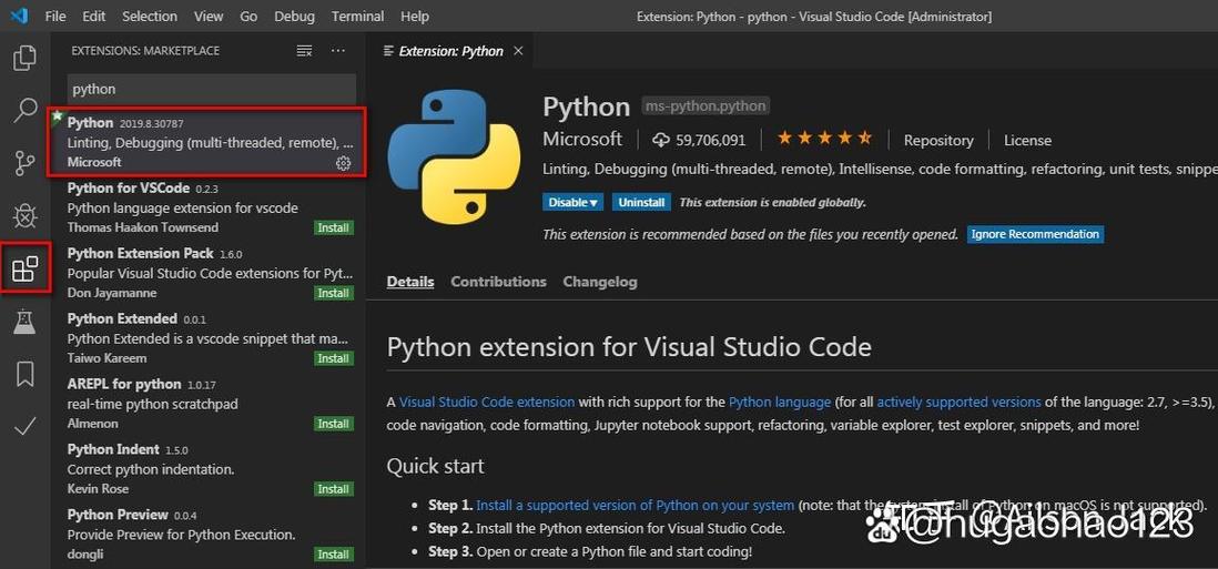如何在VSCode中成功安装并运用Python插件？