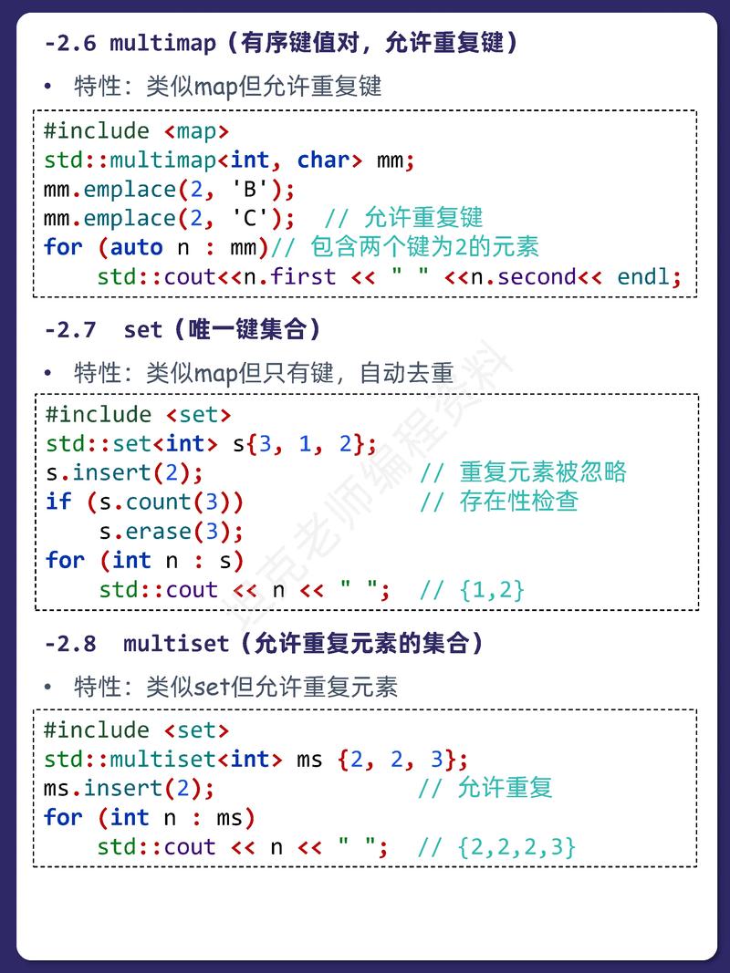 C++ STL中序列式容器有哪些类型？