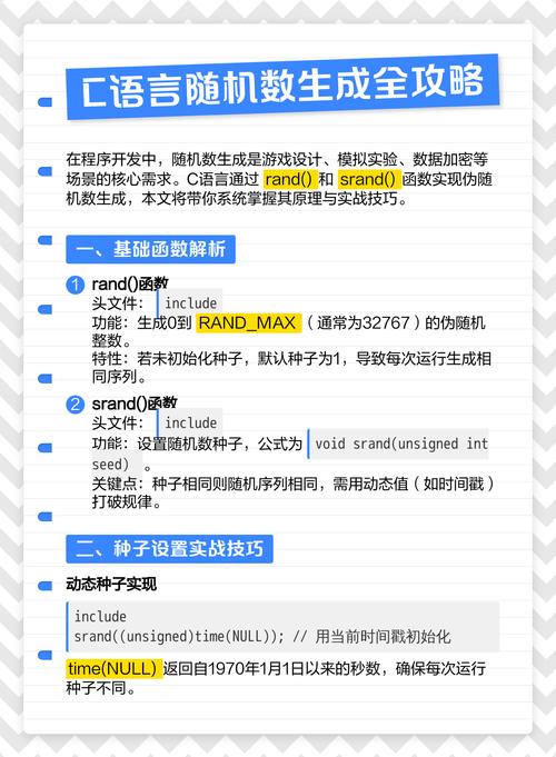 初学者如何用C/C++实现rand()函数生成有趣的随机数？